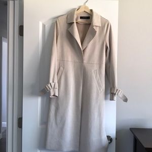 Zara Basic Duster, Size M, beige